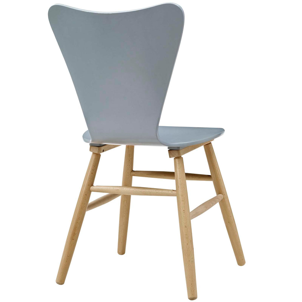 Cascade Wood Dining Chair in Gray