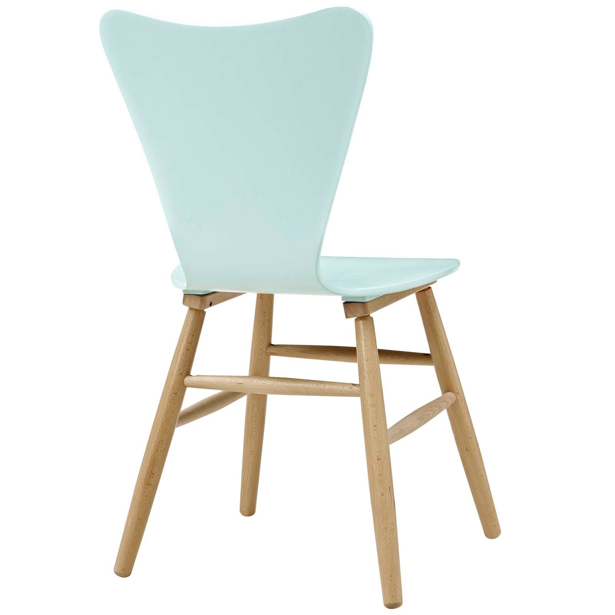 Cascade Wood Dining Chair in Light Blue