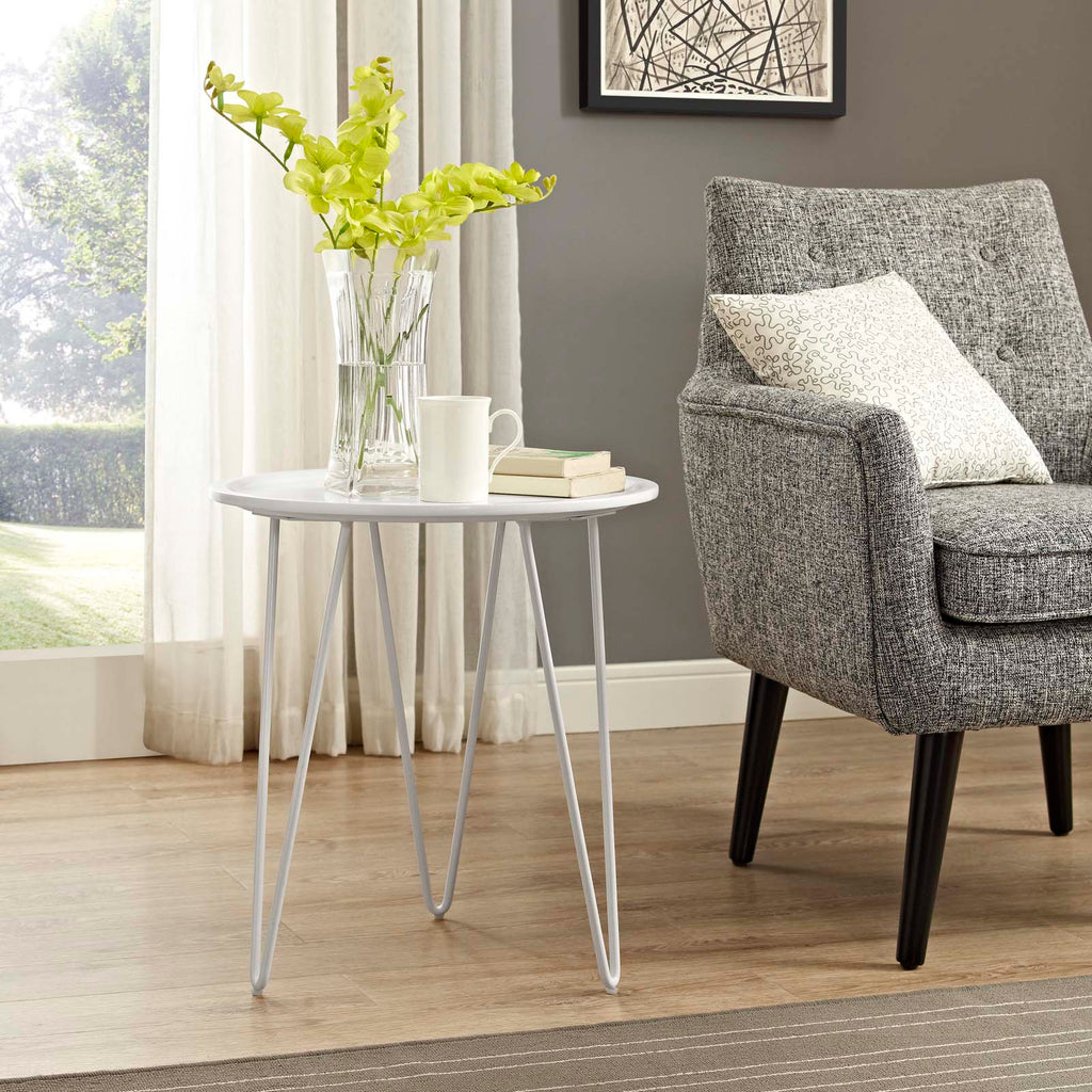 Digress Side Table in White