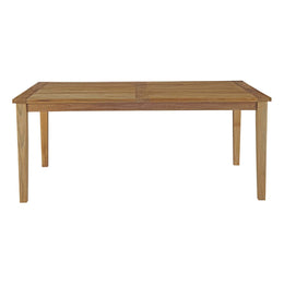 Marina Outdoor Patio Teak Dining Table in Natural-1