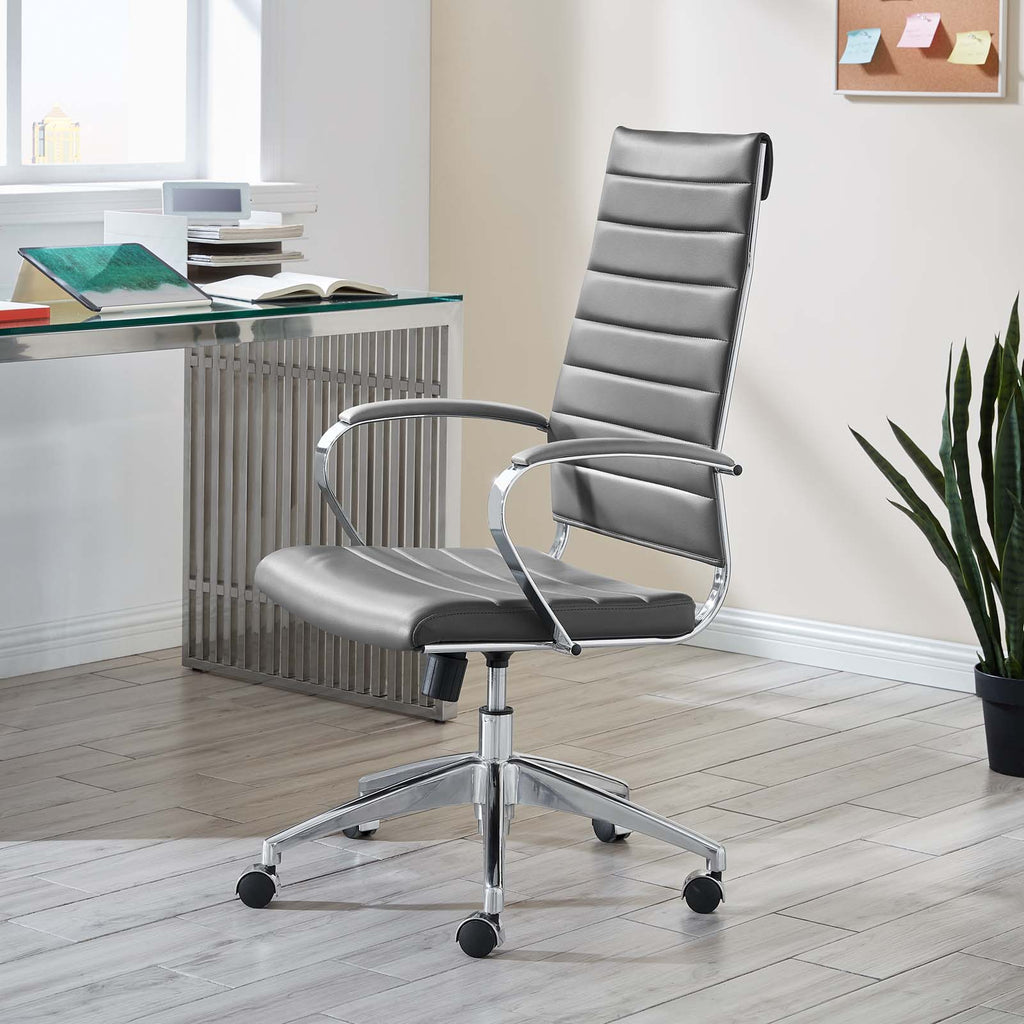 Jive Highback Office Chair in Gray-2