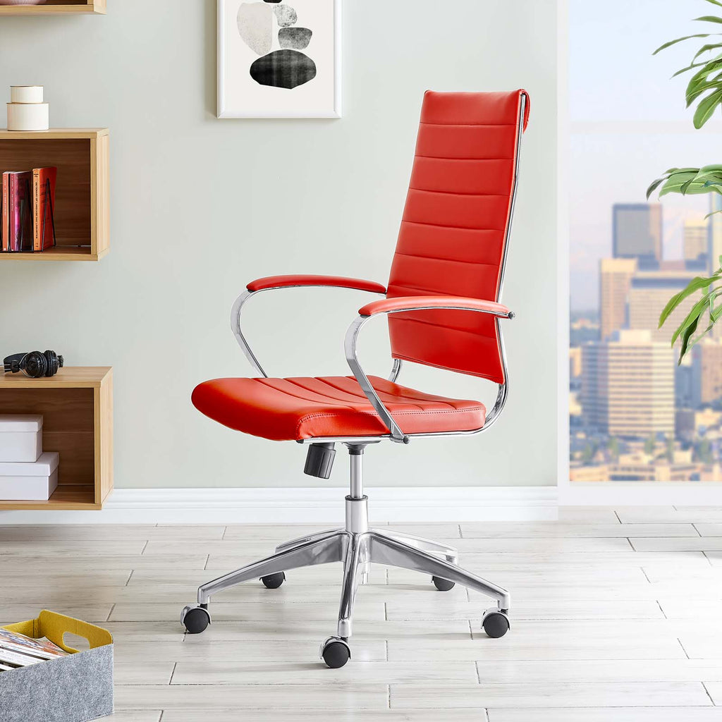 Jive Highback Office Chair in Red-2