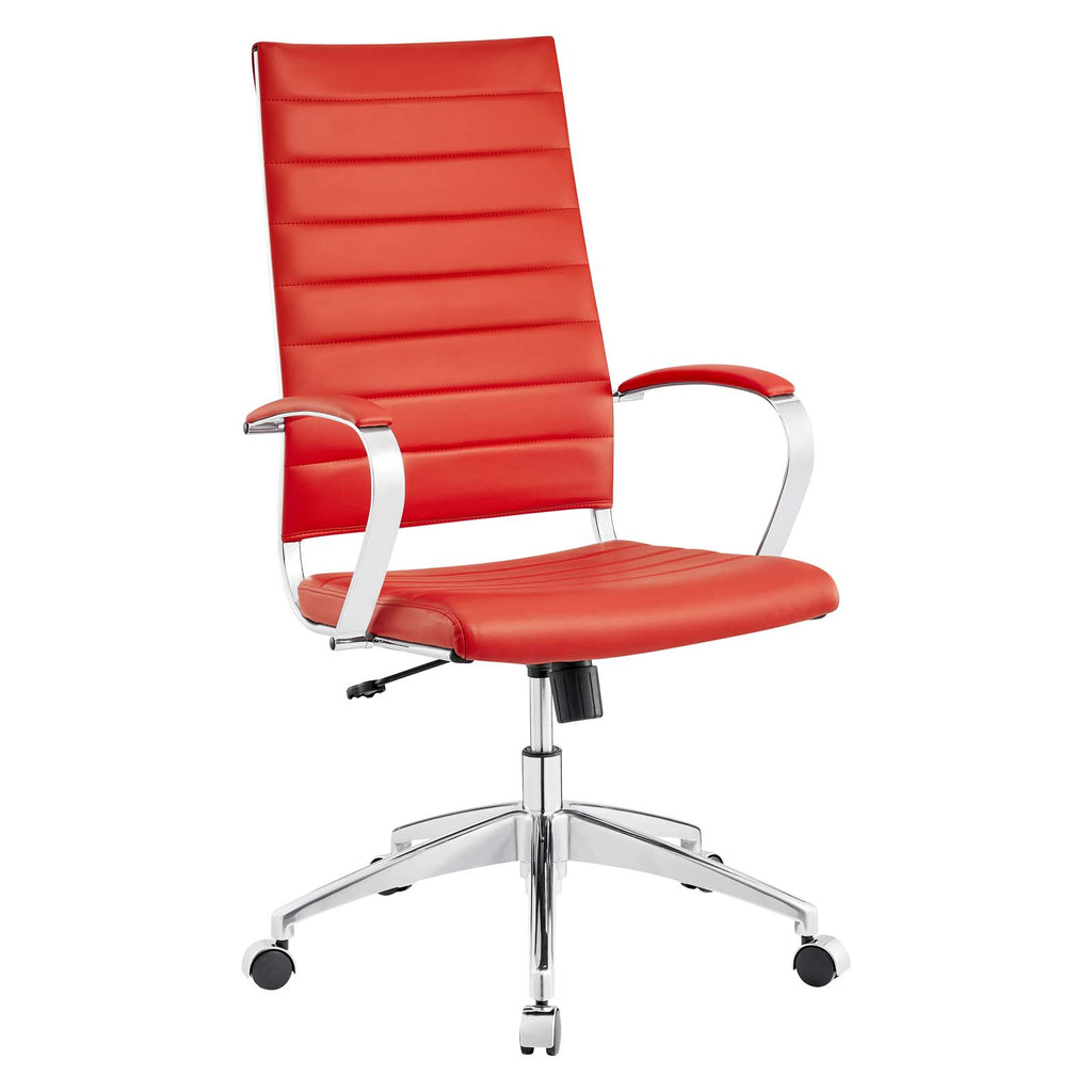 Jive Highback Office Chair in Red-2