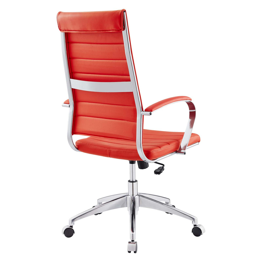 Jive Highback Office Chair in Red-2