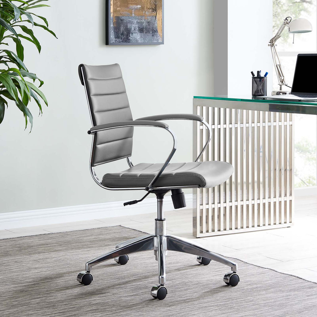 Jive Mid Back Office Chair in Gray-2