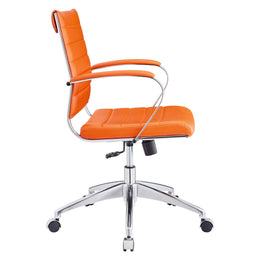 Jive Mid Back Office Chair in Orange-2