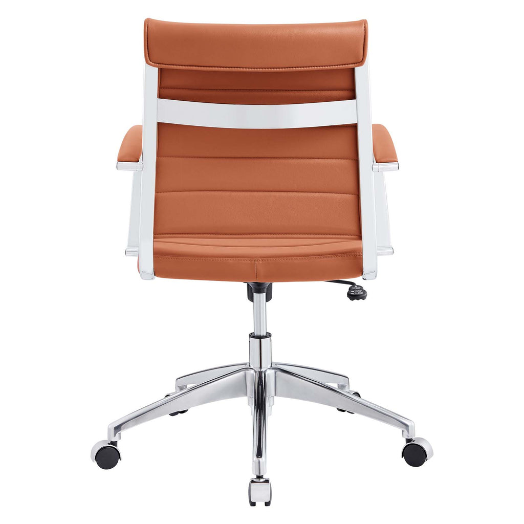 Jive Mid Back Office Chair in Terracotta-2