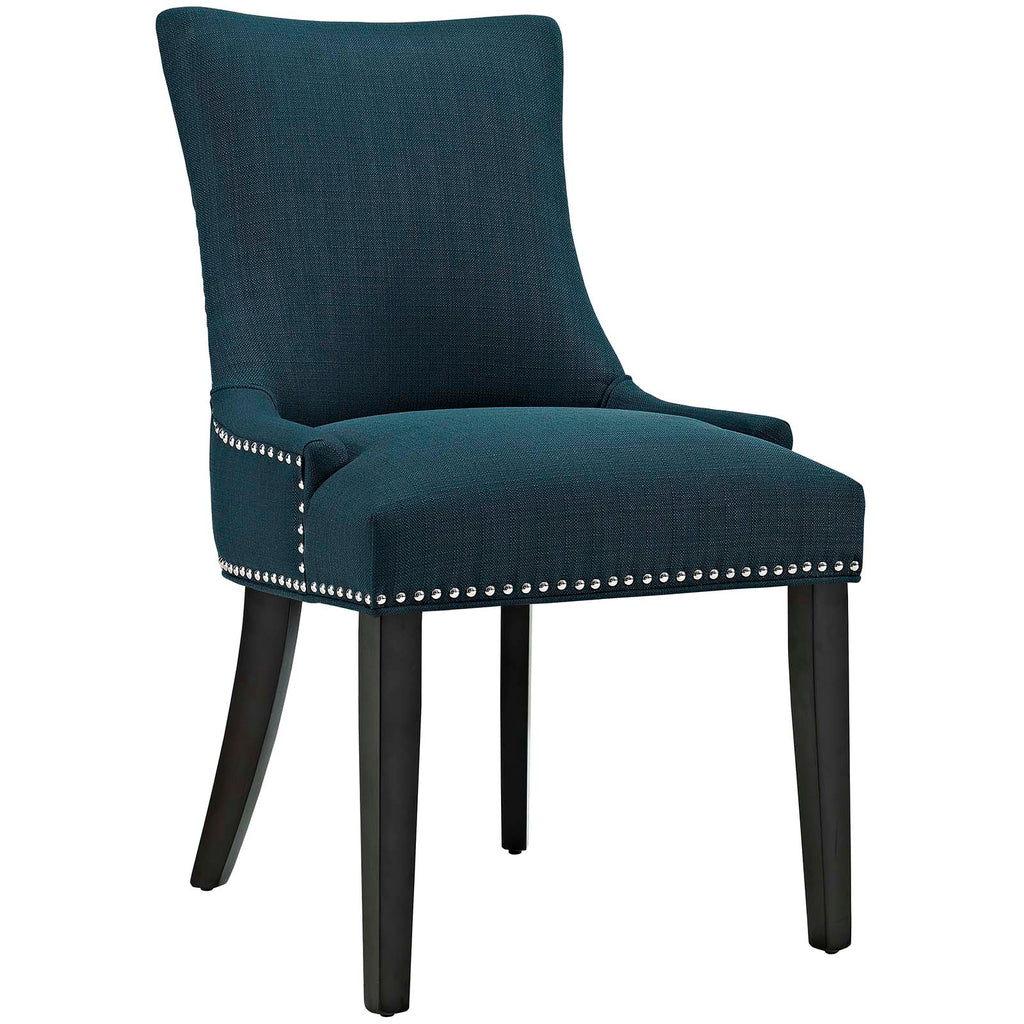 Marquis Dining Side Chair Fabric Set of 2 in Azure