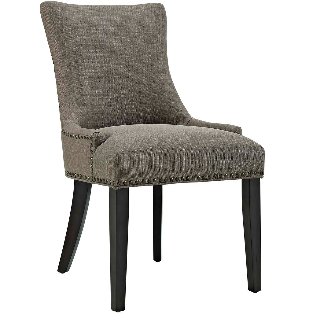 Marquis Dining Side Chair Fabric Set of 2 in Granite