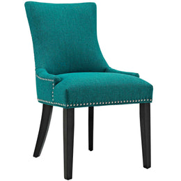 Marquis Dining Side Chair Fabric Set of 2 in Teal