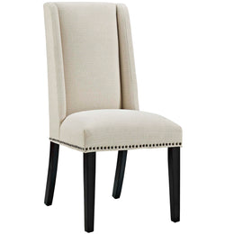 Baron Dining Chair Fabric Set of 2 in Beige