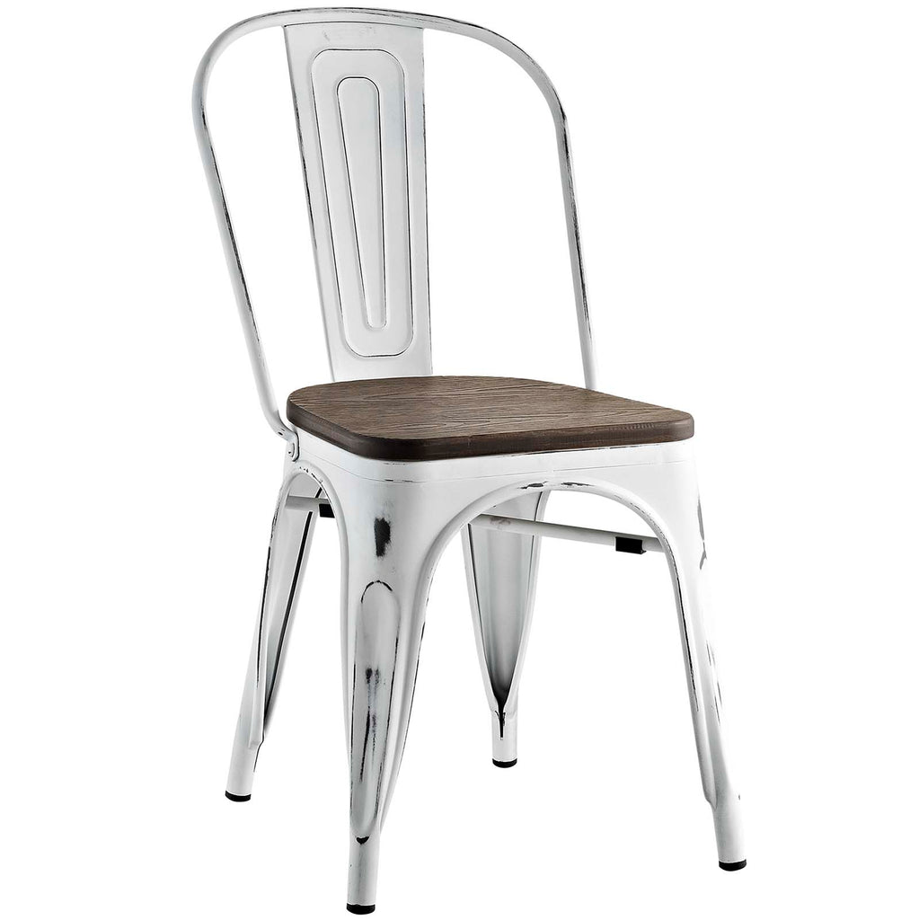 Promenade Dining Side Chair Set of 2 in White