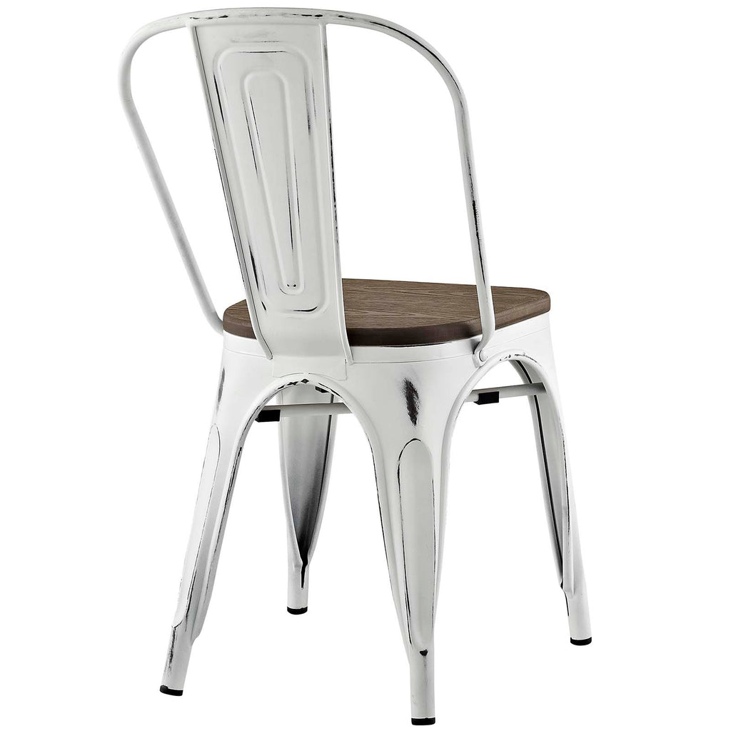 Promenade Dining Side Chair Set of 2 in White