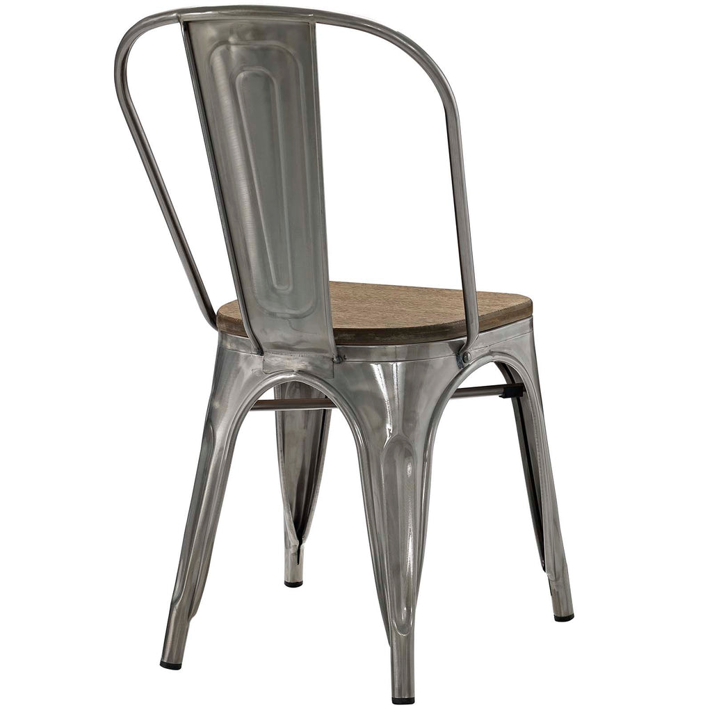 Promenade Dining Side Chair Set of 4 in GunMetal-1