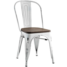 Promenade Dining Side Chair Set of 4 in White