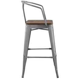 Promenade Bar Stool in Gunmetal-2