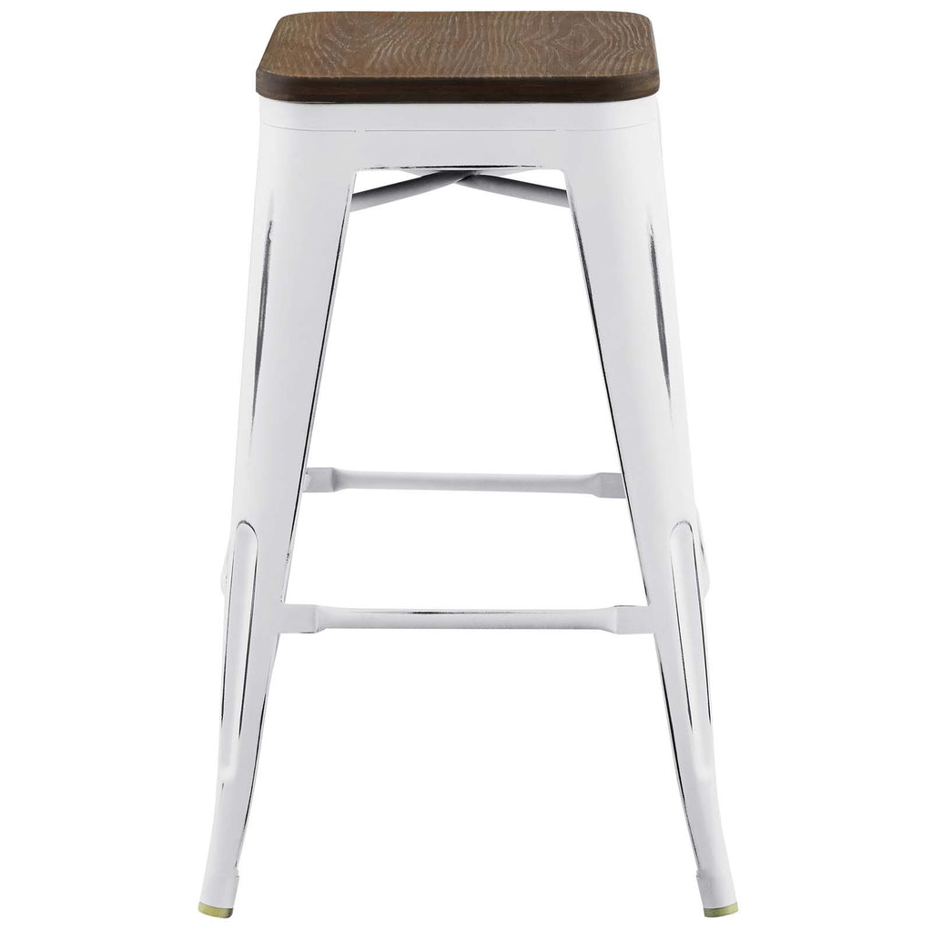 Promenade Counter Stool in White