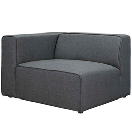 Mingle 7 Piece Upholstered Fabric Sectional Sofa Set in Gray-2
