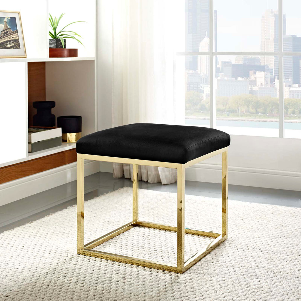 Anticipate Ottoman in Gold Black