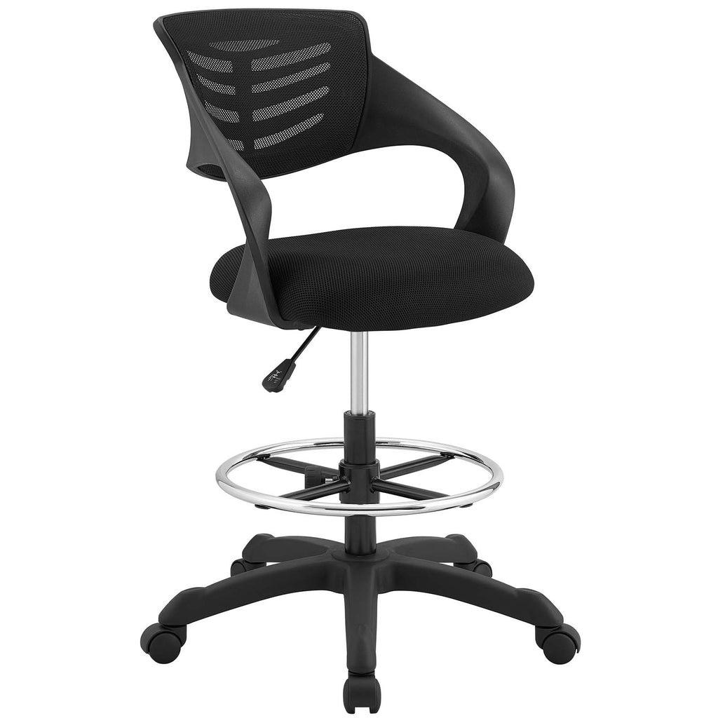 Thrive Mesh Drafting Chair in Black