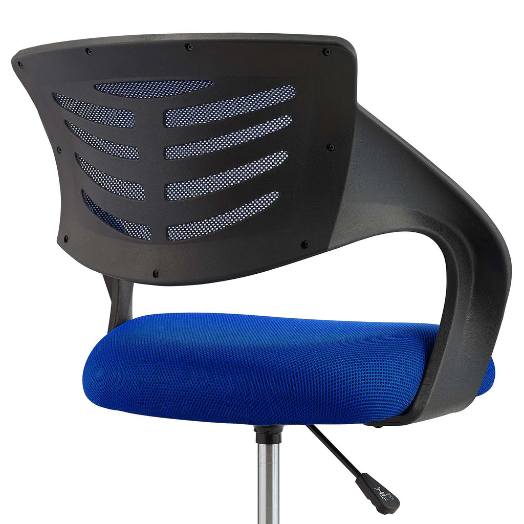 Thrive Mesh Drafting Chair in Blue