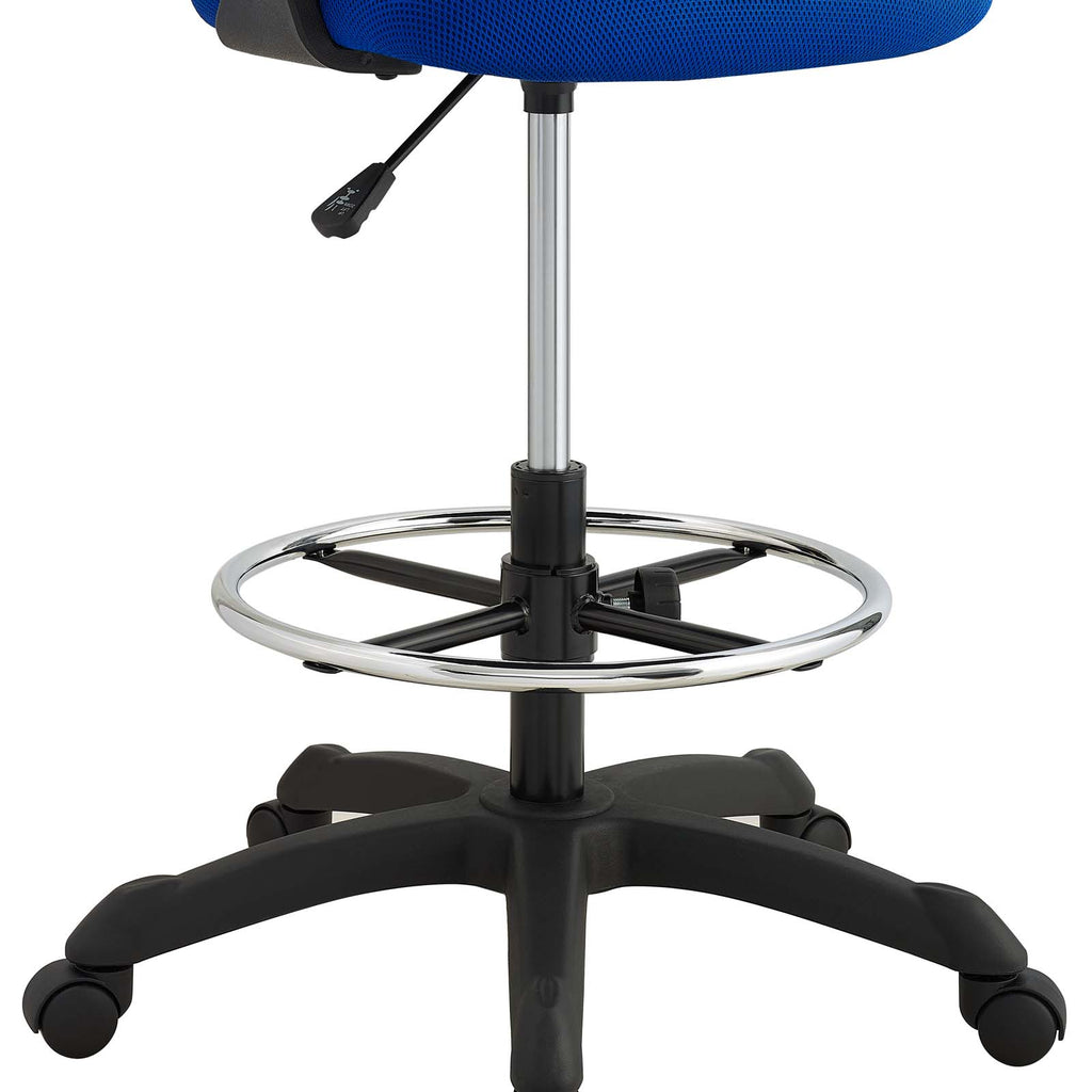 Thrive Mesh Drafting Chair in Blue