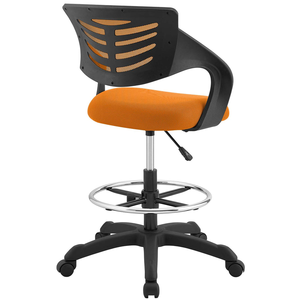 Thrive Mesh Drafting Chair in Orange