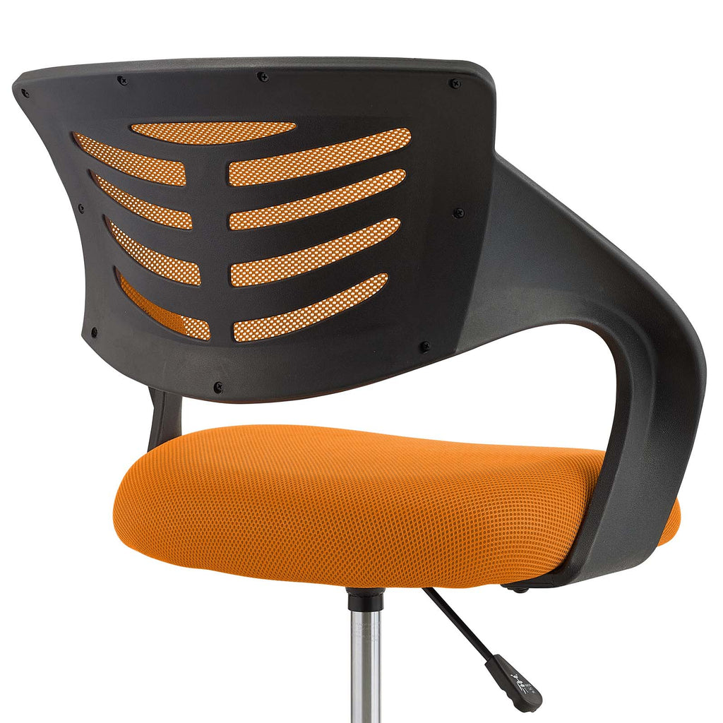 Thrive Mesh Drafting Chair in Orange