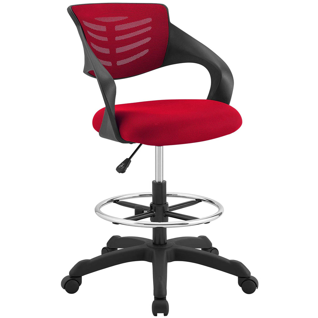 Thrive Mesh Drafting Chair in Red