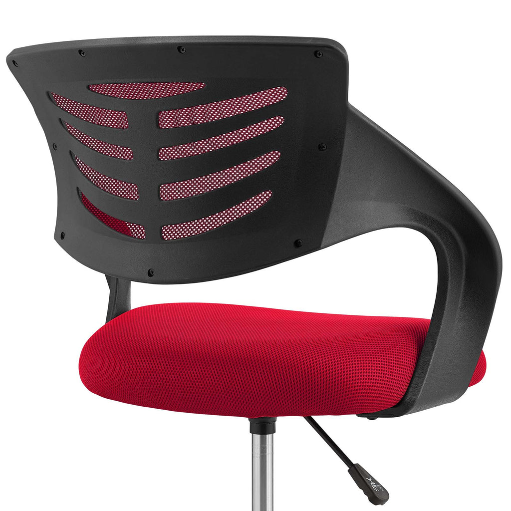 Thrive Mesh Drafting Chair in Red