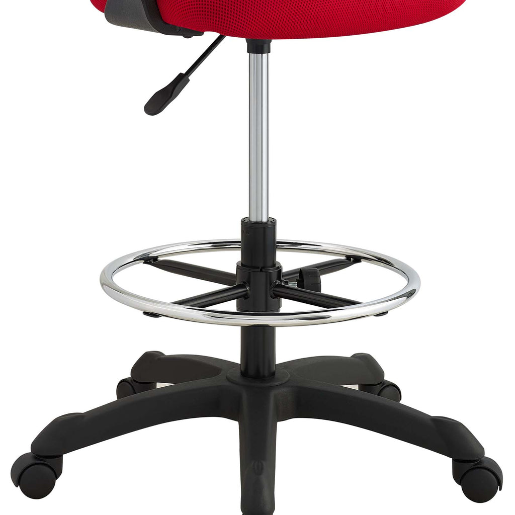 Thrive Mesh Drafting Chair in Red