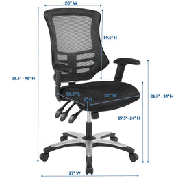 Calibrate Mesh Office Chair in Black