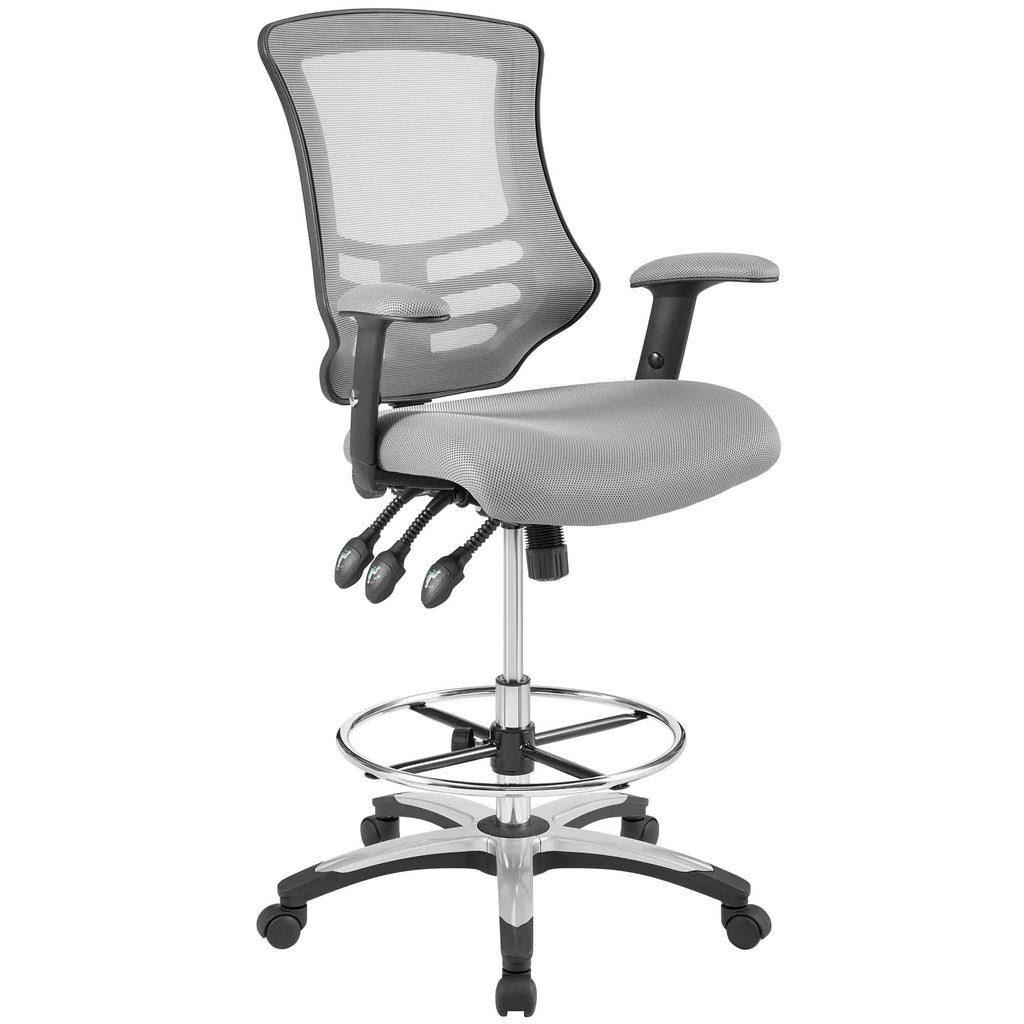 Calibrate Mesh Drafting Chair in Gray