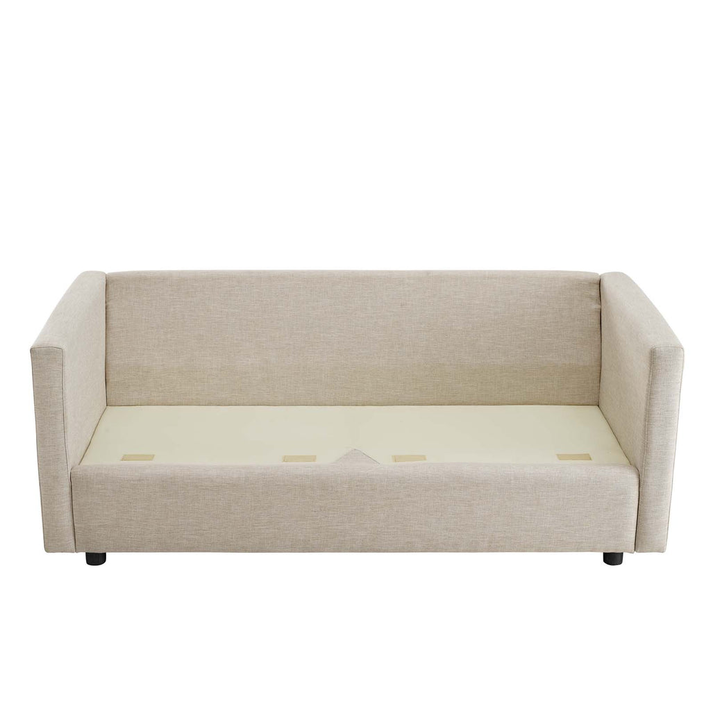 Activate Upholstered Fabric Sofa in Beige