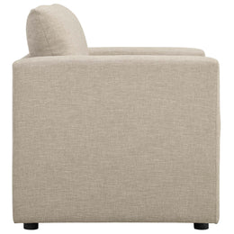 Activate Upholstered Fabric Armchair in Beige