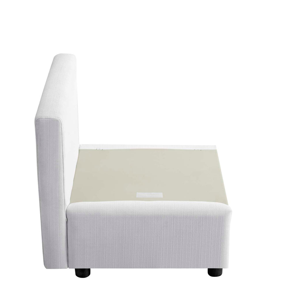 Activate Upholstered Fabric Armchair in White