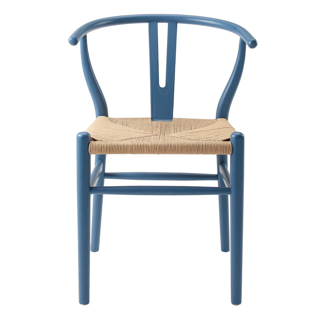 Amish Dining Wood Side Chair in Harbor