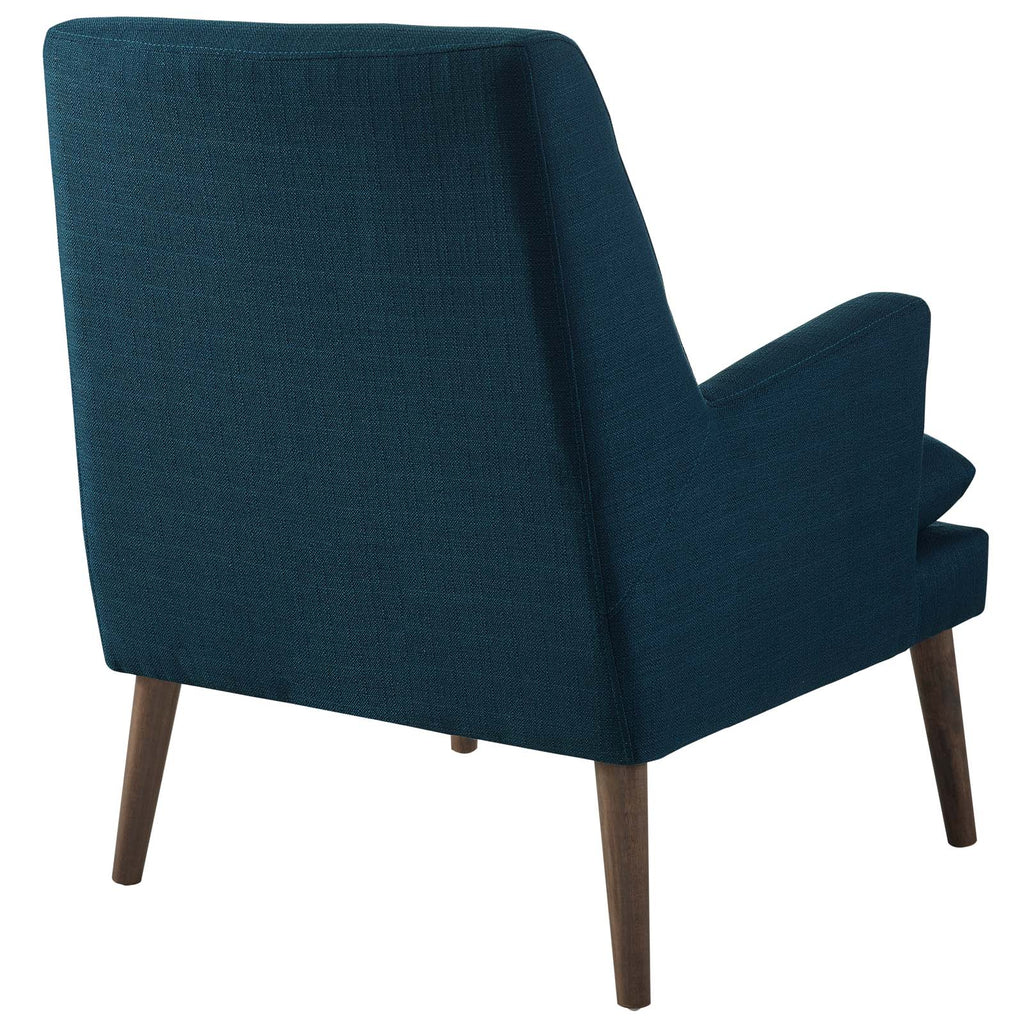 Leisure Upholstered Lounge Chair in Azure
