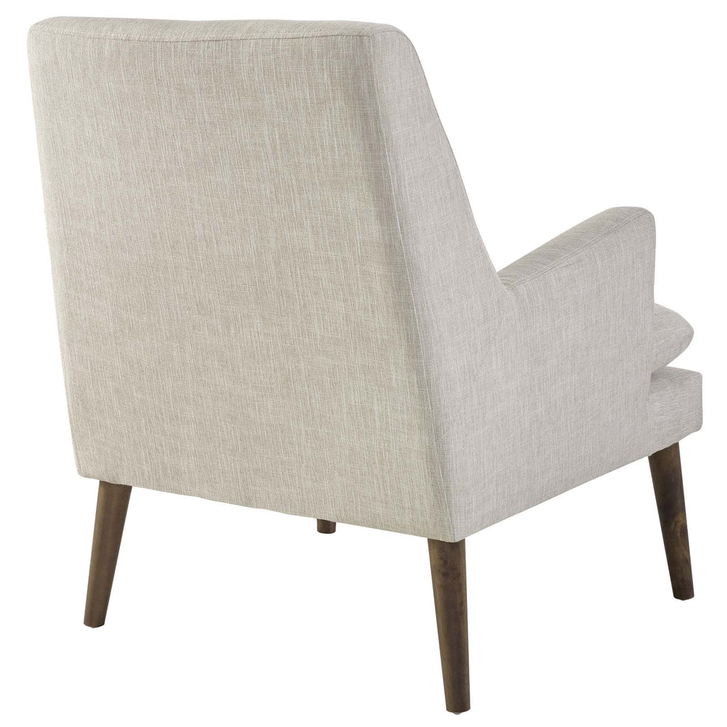 Leisure Upholstered Lounge Chair in Beige