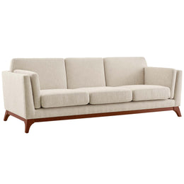 Chance Upholstered Fabric Sofa in Beige