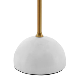 Convey Bronze and White Marble Table Lamp