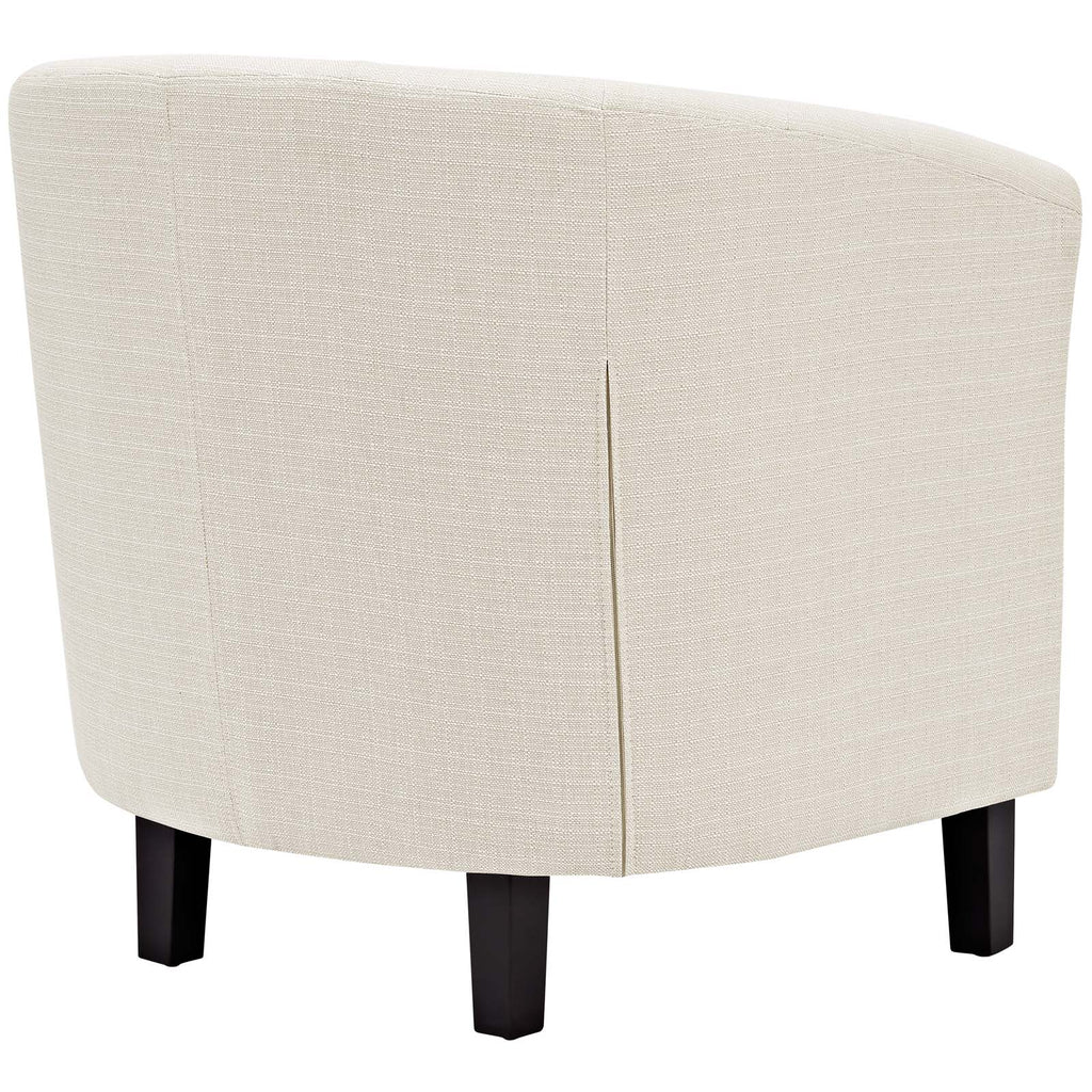 Prospect 2 Piece Upholstered Fabric Armchair Set in Beige