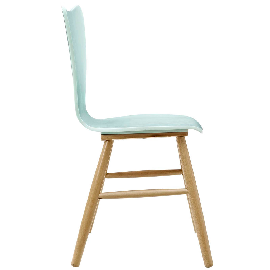 Cascade Dining Chair Set of 4 in Light Blue