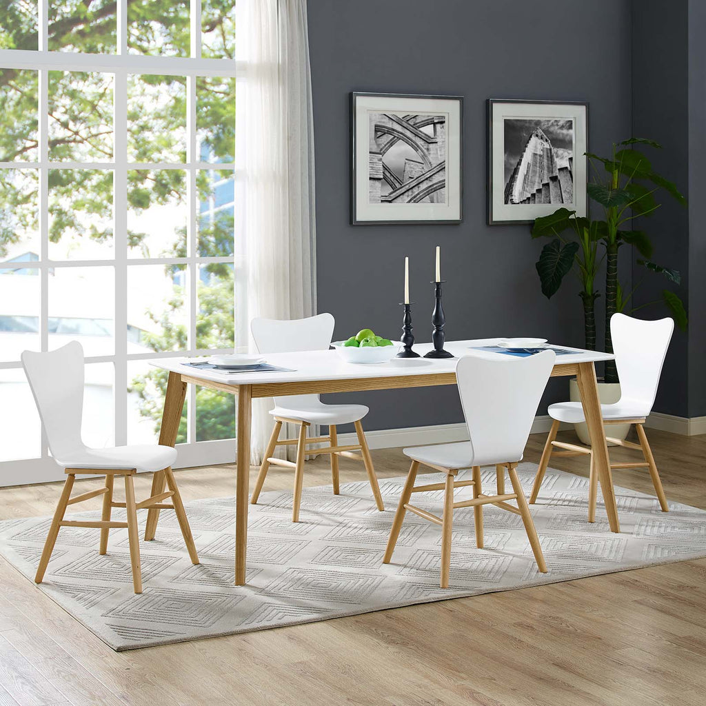 Cascade Dining Chair Set of 4 in White