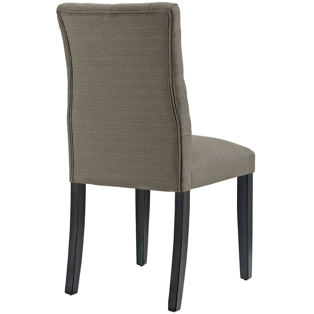 Duchess Dining Chair Fabric Set of 2 in Granite