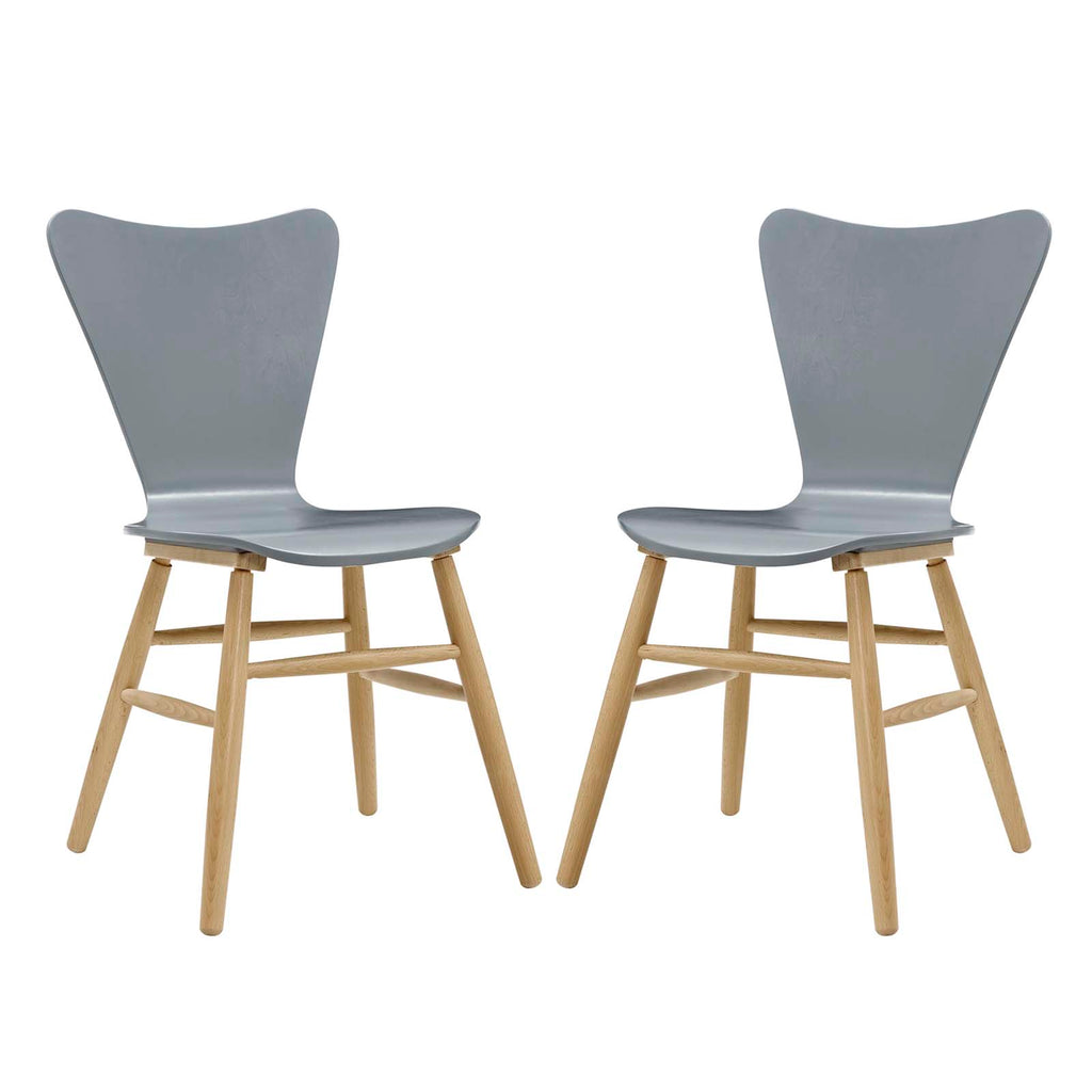 Cascade Dining Chair Set of 2 in Gray