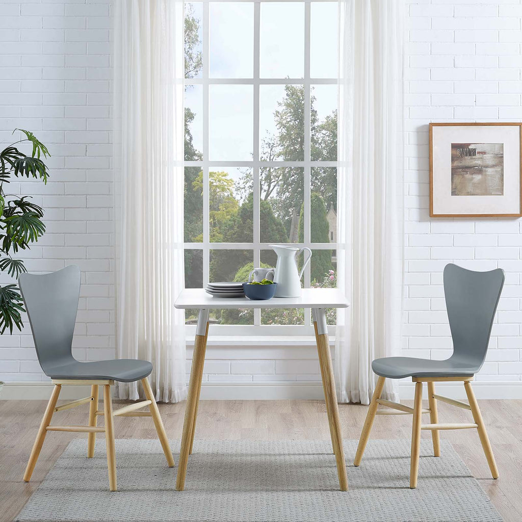 Cascade Dining Chair Set of 2 in Gray