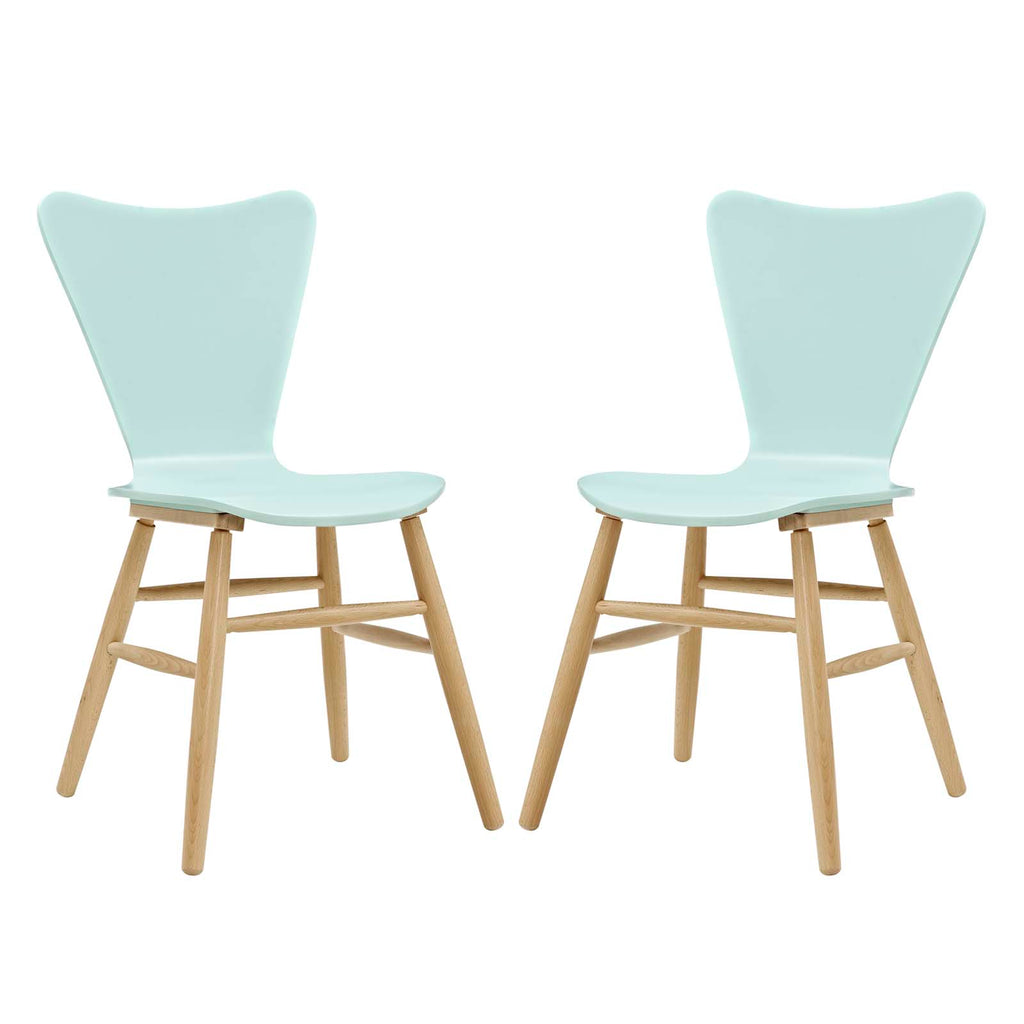 Cascade Dining Chair Set of 2 in Light Blue