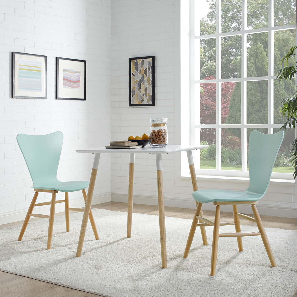 Cascade Dining Chair Set of 2 in Light Blue