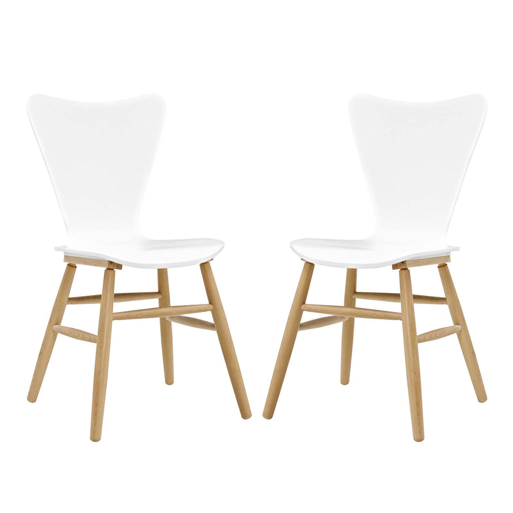 Cascade Dining Chair Set of 2 in White